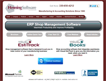 Tablet Screenshot of henningsoftware.com